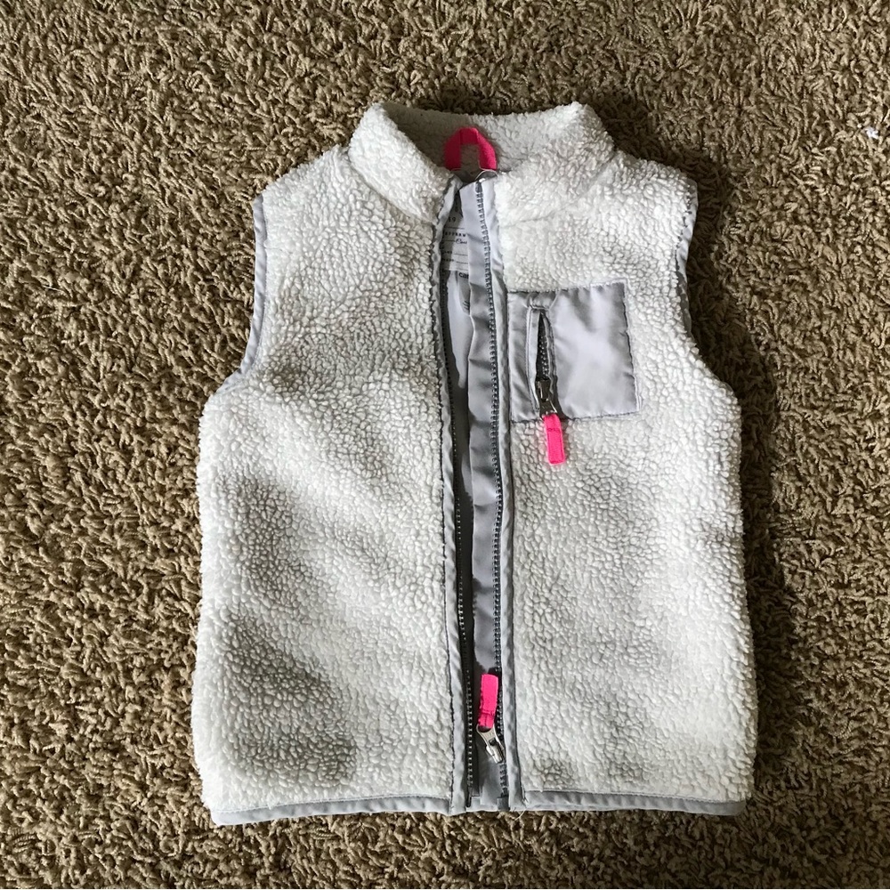 Carter’s girls white vest